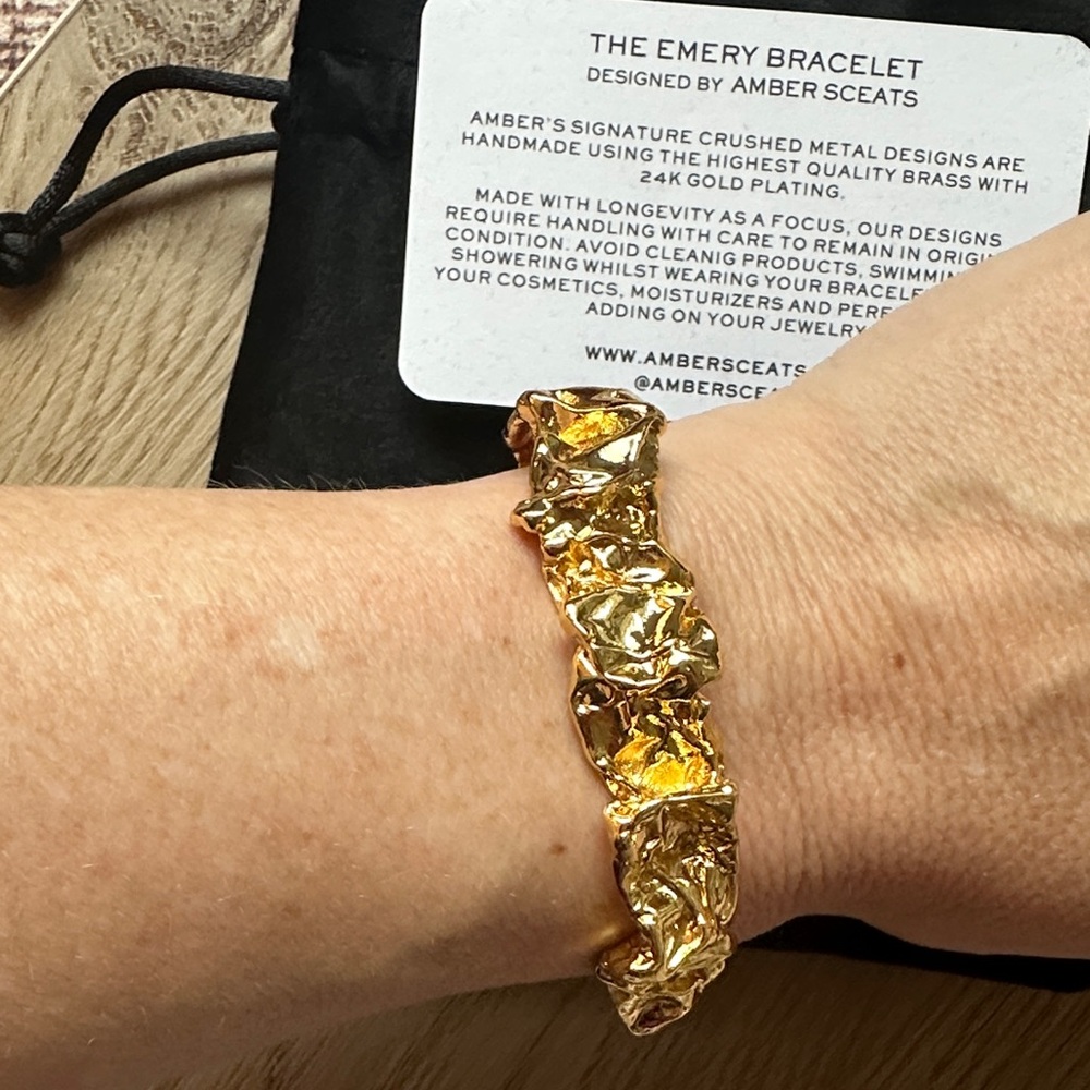 Amber Sceats Gold Emery Bracelet
